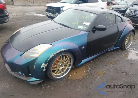 2004 Nissan 350Z Touring из США, поврежденный, VIN JN1AZ34D64T153417